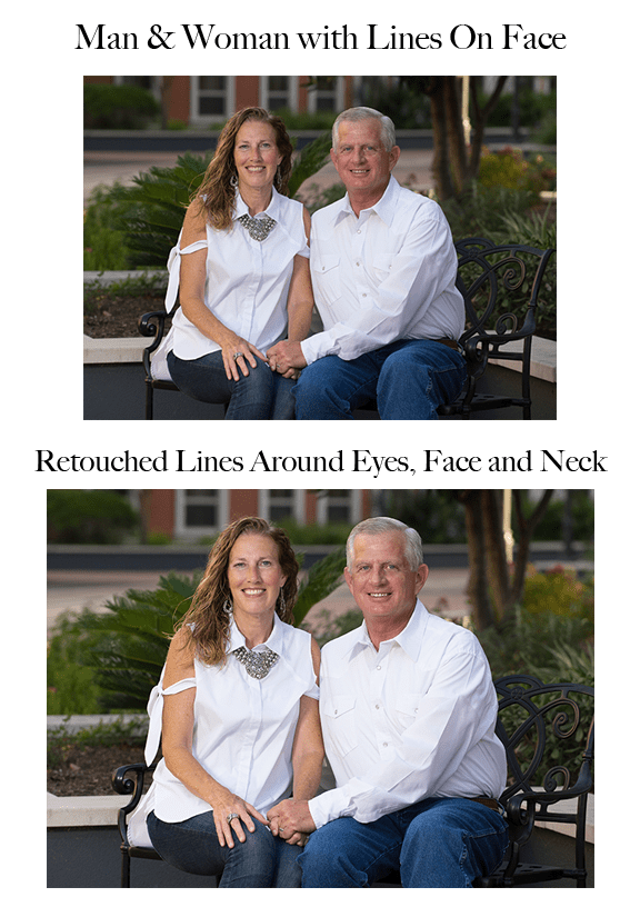 photo retouchning retouched couple portrait