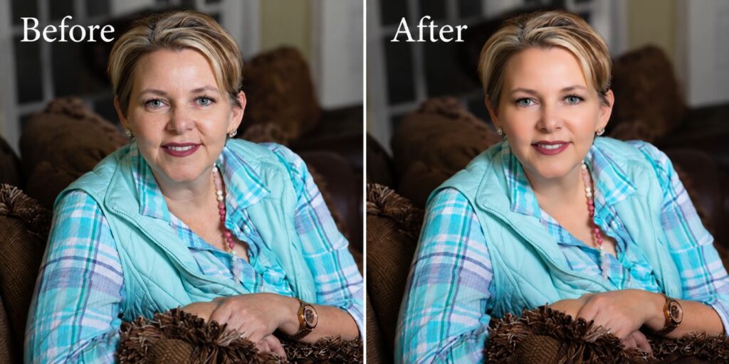 Before and After Portrait Retouching San Antonio Texas