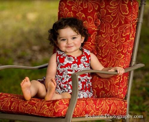 Young Child Photography Sitting in Chair San Antonio Tx